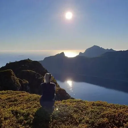 Charming With Seaview In Senja Enga